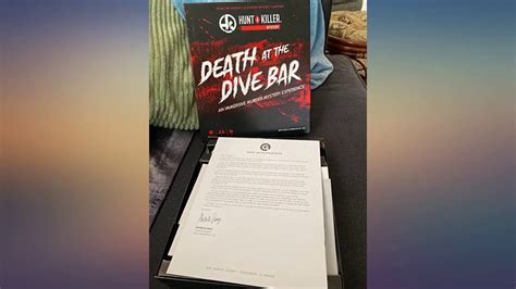 <strong>Death at the Dive Bar</strong> follows a similar formula to The Detective Society, where (nearly) everything you need to investigate and solve the mystery is in the box. . Death at the dive bar answer